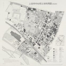 上田市中心部土地利用図